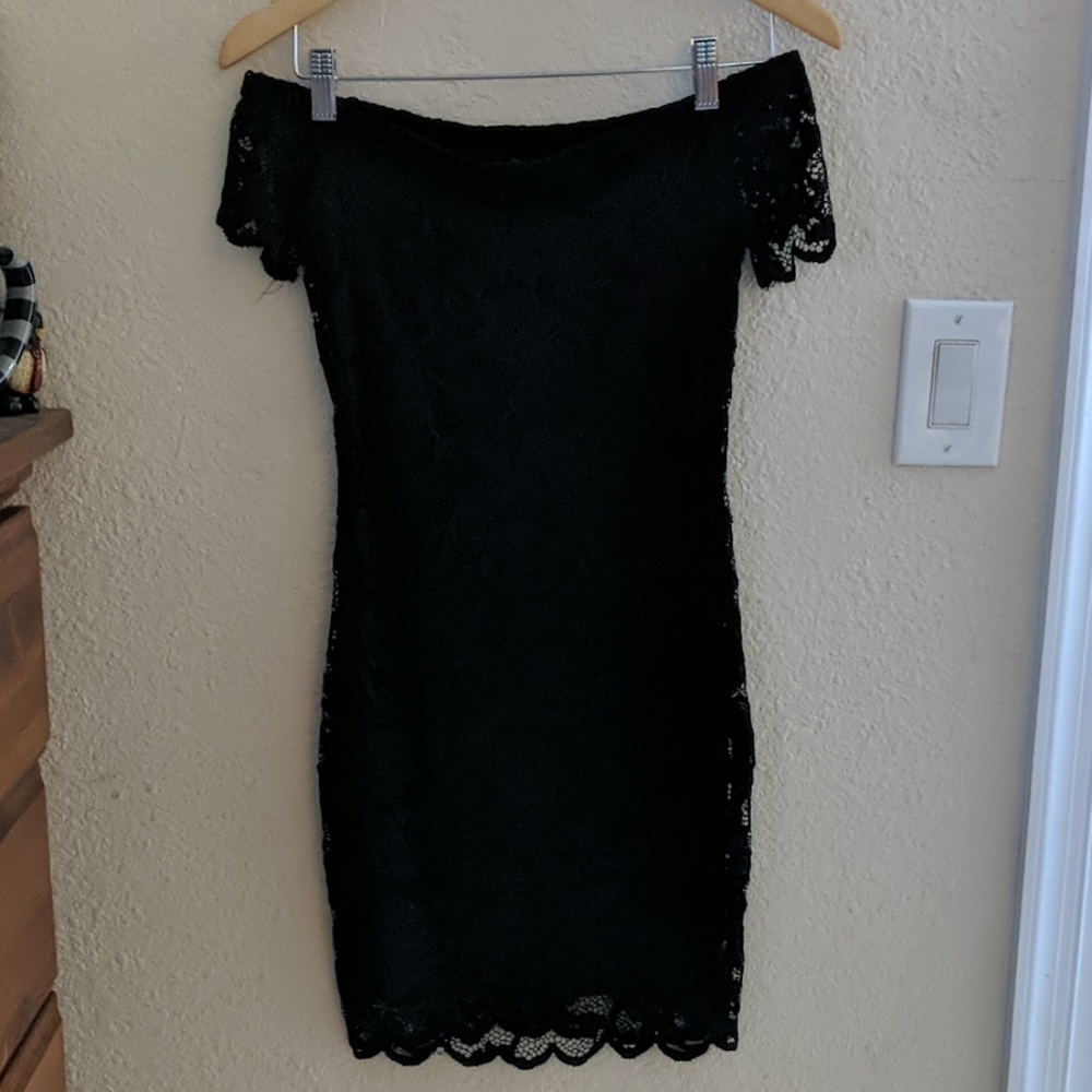 Little black dress.